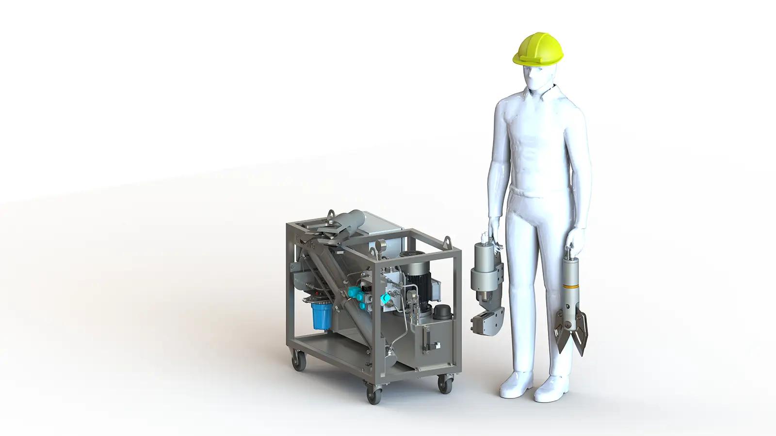 Water Sher Machine Water-Powered Hydraulic Shear - CCNuclear